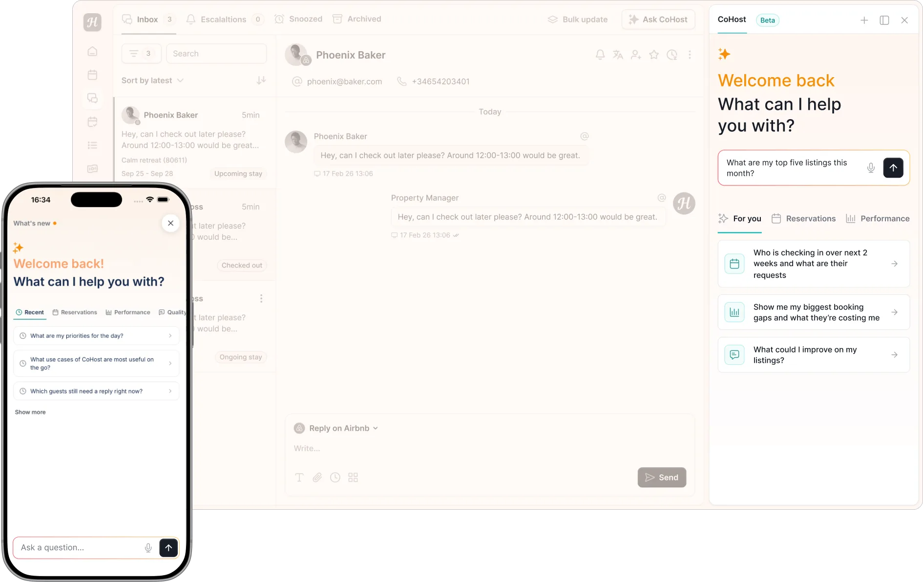 CoHost ask experience