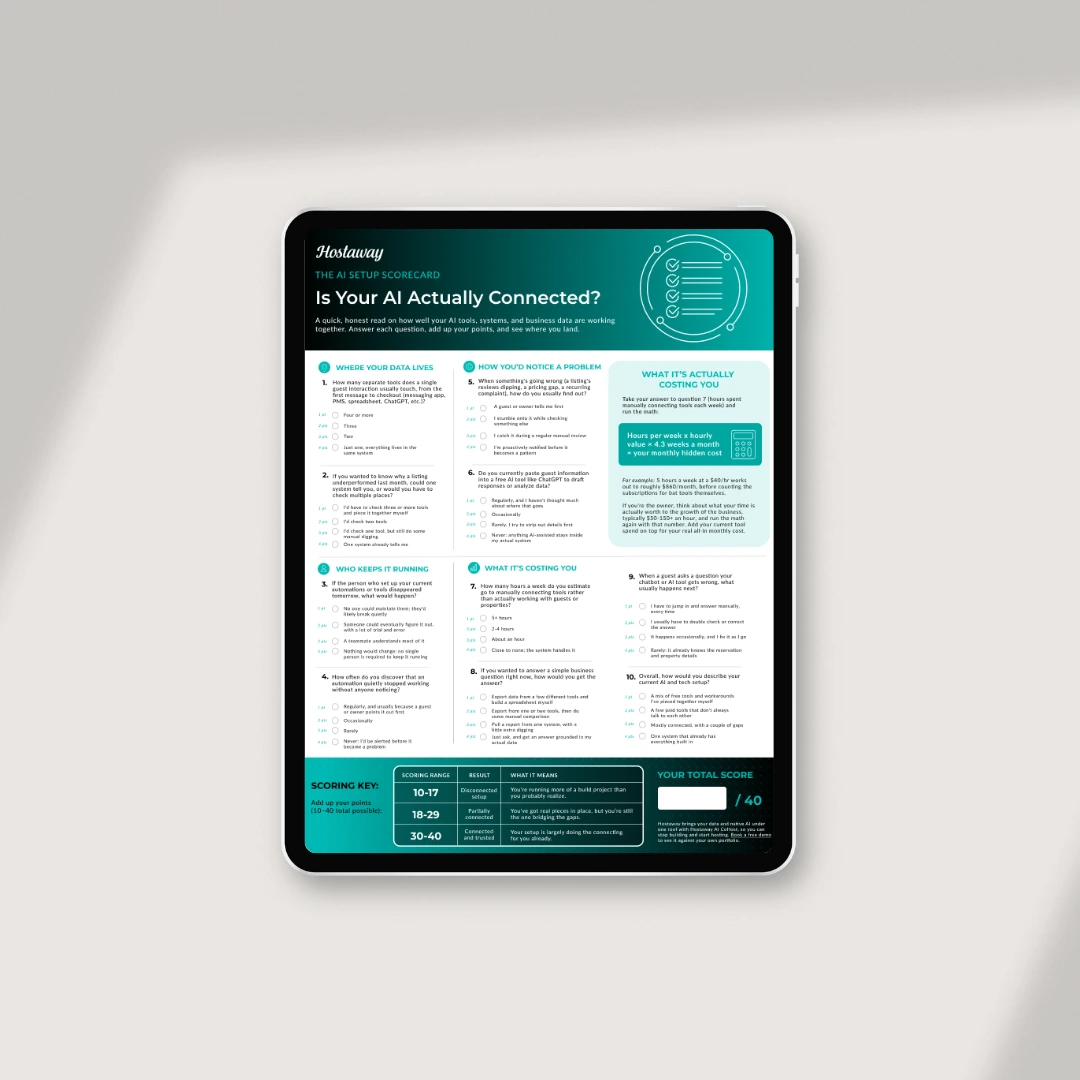 The AI Setup Scorecard preview