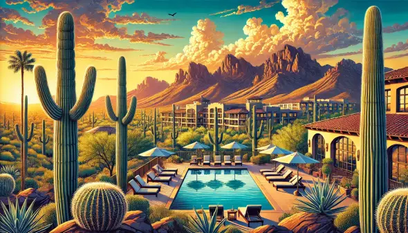 This image illustrates Scottsdale, Arizona.