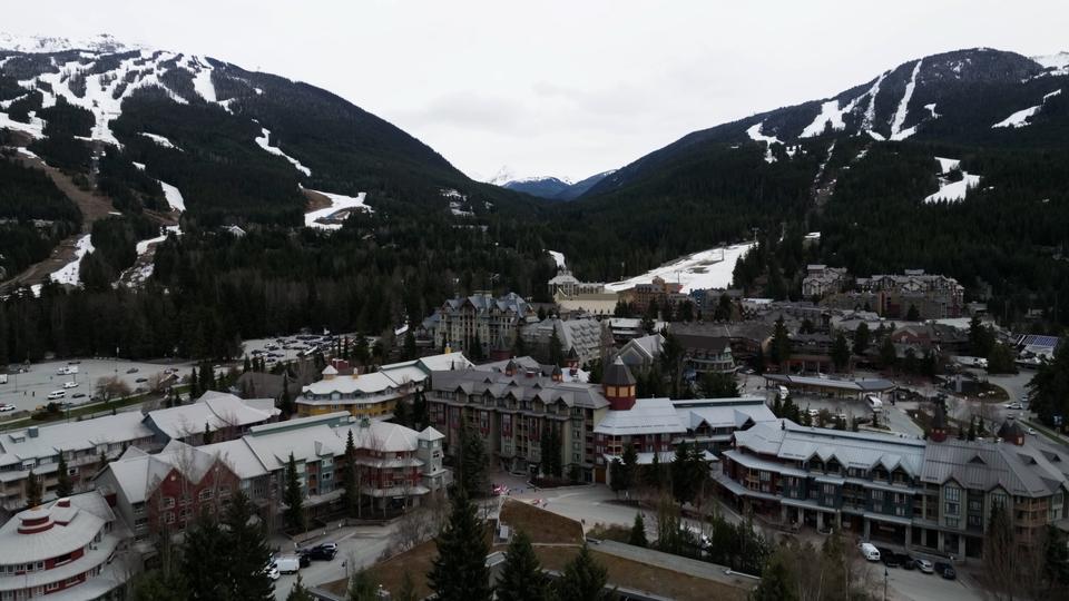 Lifty Life is a vacation rental property management company that has been a Hostaway customer since 2020. In that time, their company has grown by 600%. This is a picture of their flagship studio apartment in Whistler British Columbia looking towards the ski hills. 
